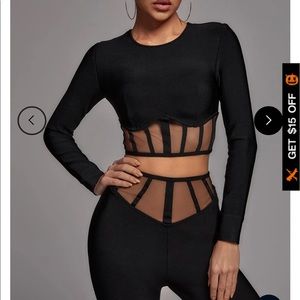 Black Bella Barnett jumpsuit size 6